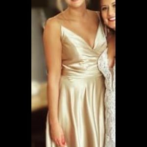 Champagne Bridesmaid Dress